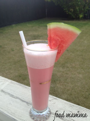 watermelon rose smoothie