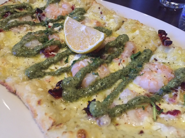 Brown's Shrimp Pizza