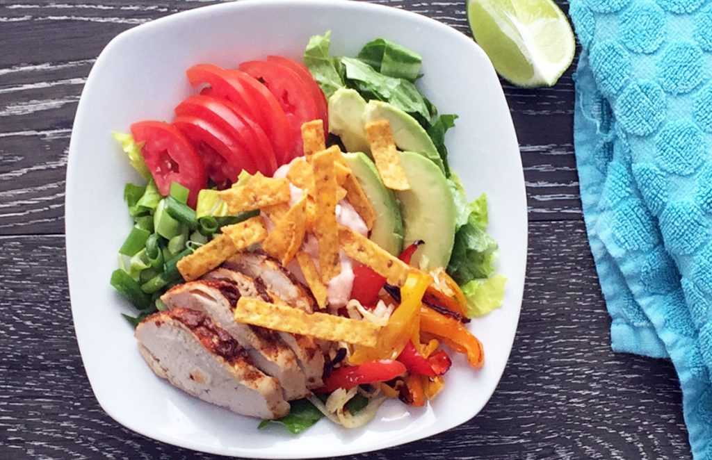 Chicken Fajita Salad