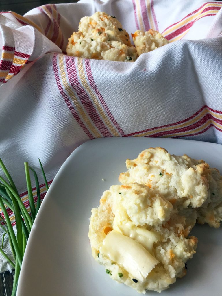Cheddar and Chive Scones