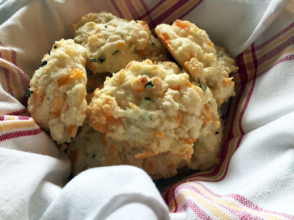 Cheddar and Chive Scones