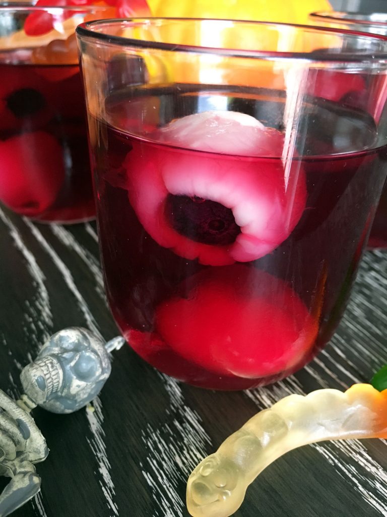 Eyeball Jello for Halloween