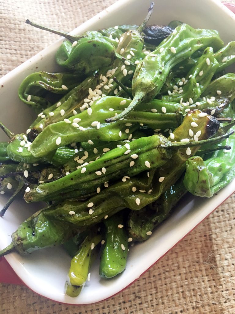 Grilled Shishito Peppers