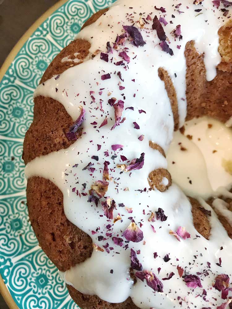 Rose Glazed Bundt