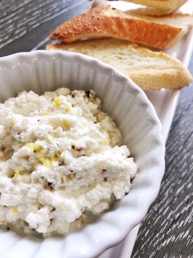 Greek and Lemon Ricotta Toast