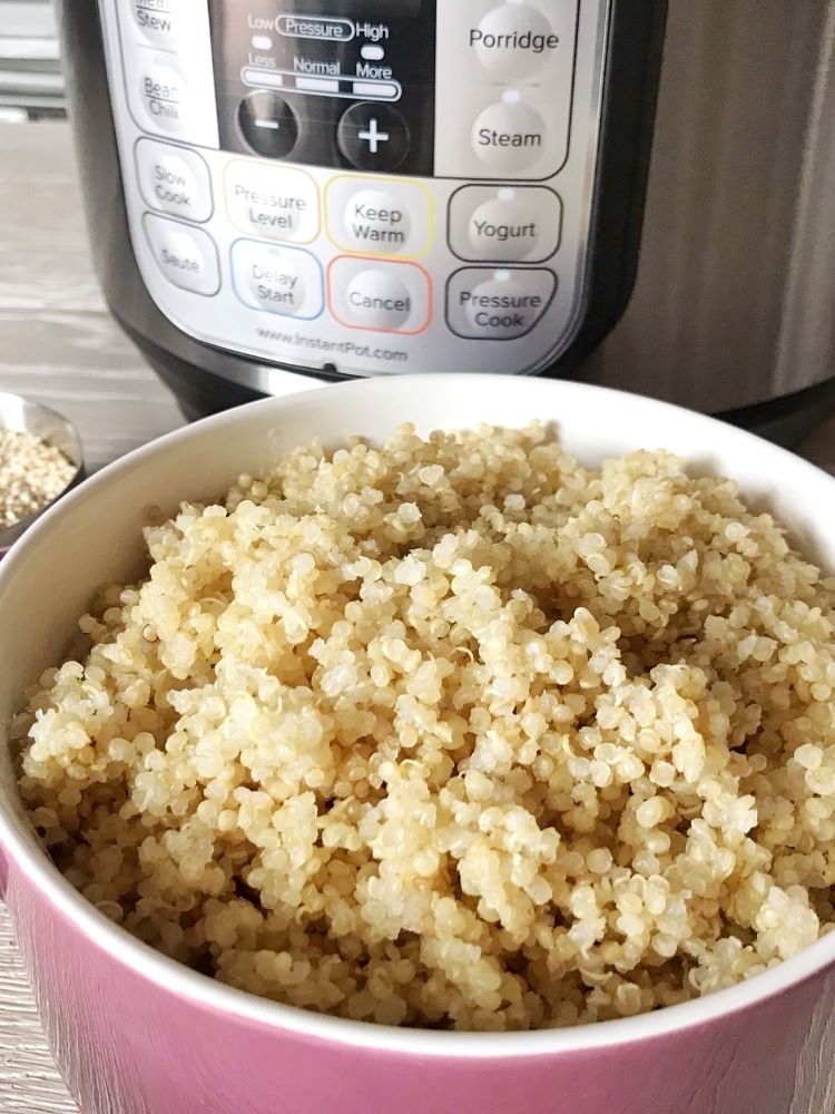 Cooking quinoa in an instant online pot