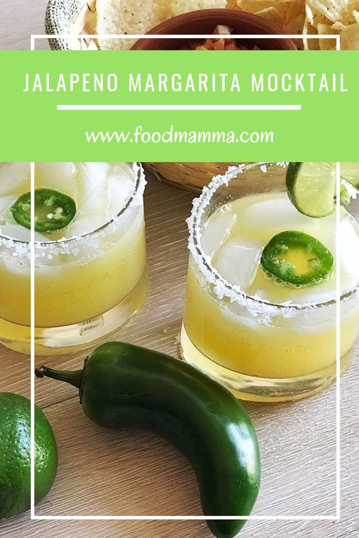Jalapeno Margarita Mocktail Food Mamma