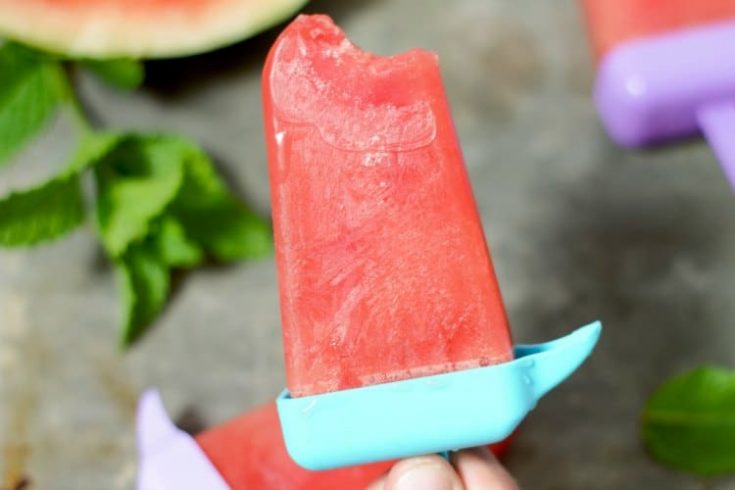 1 Ingredient Watermelon Popsicles (No Sugar Added)