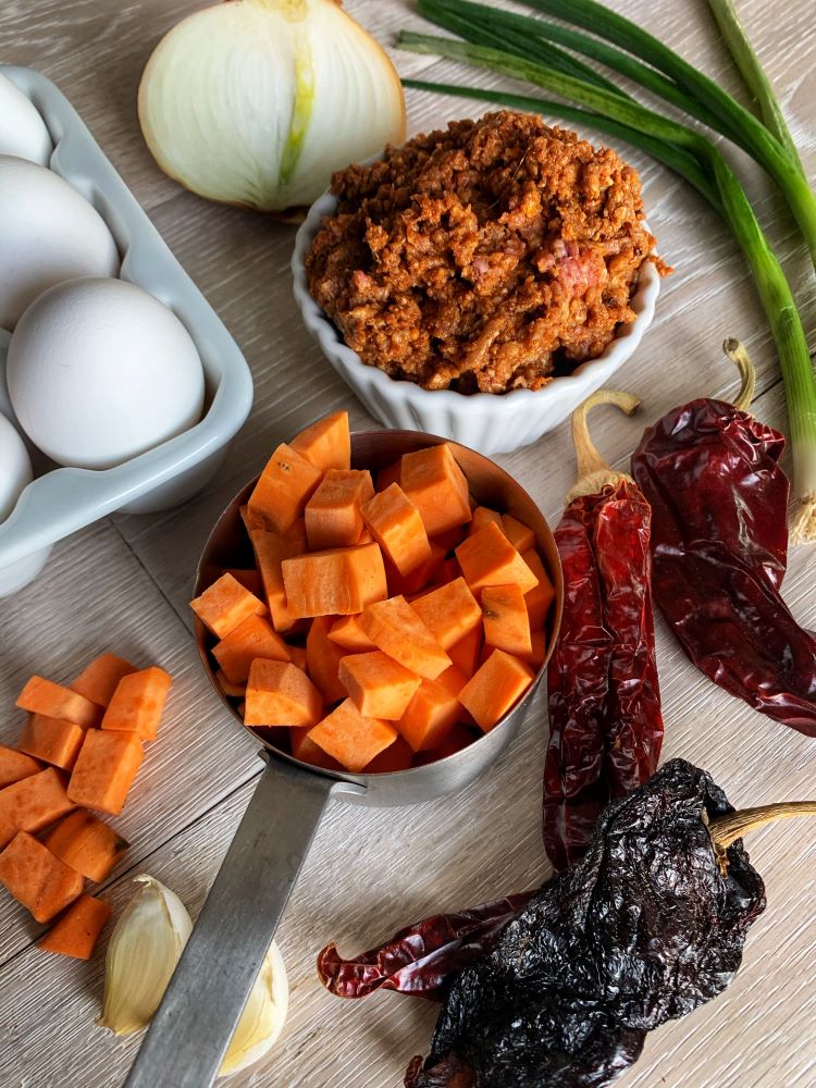 Chorizo Hash Ingredients