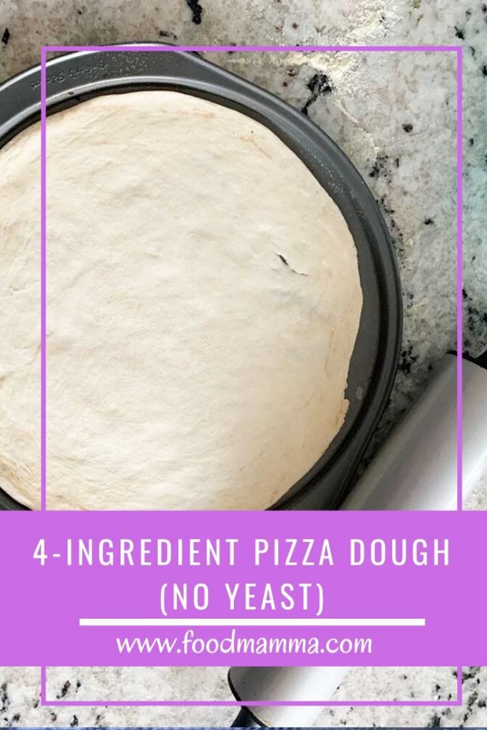 No Yeast Pizza Dough Pin