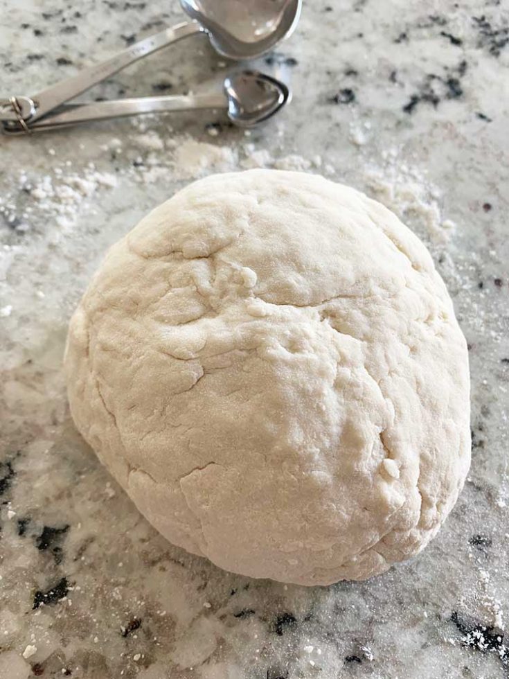 4-Ingredient Pizza Dough (No Yeast) - Food Mamma