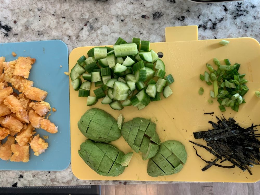 Sushi Bowl Ingredients