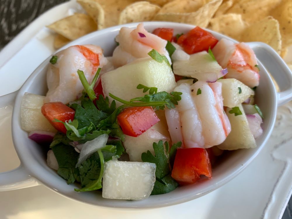 Pear and Shrimp Ceviche