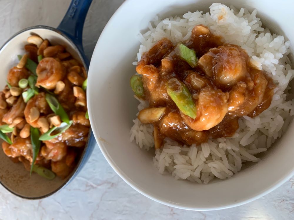 Spicy Teriyaki Shrimp