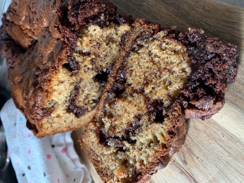 Nutella Banana Bread