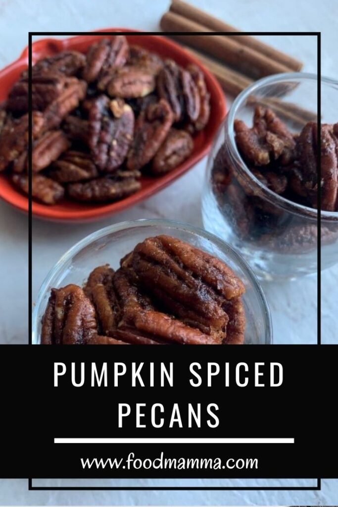 pumpkin spiced pecans
