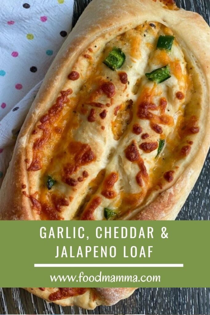 Garlic, Cheddar and Jalapeno Loaf