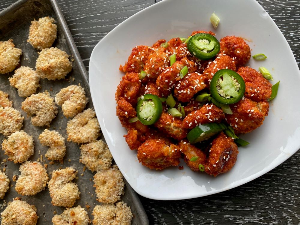 Crispy Gochujang Shrimp