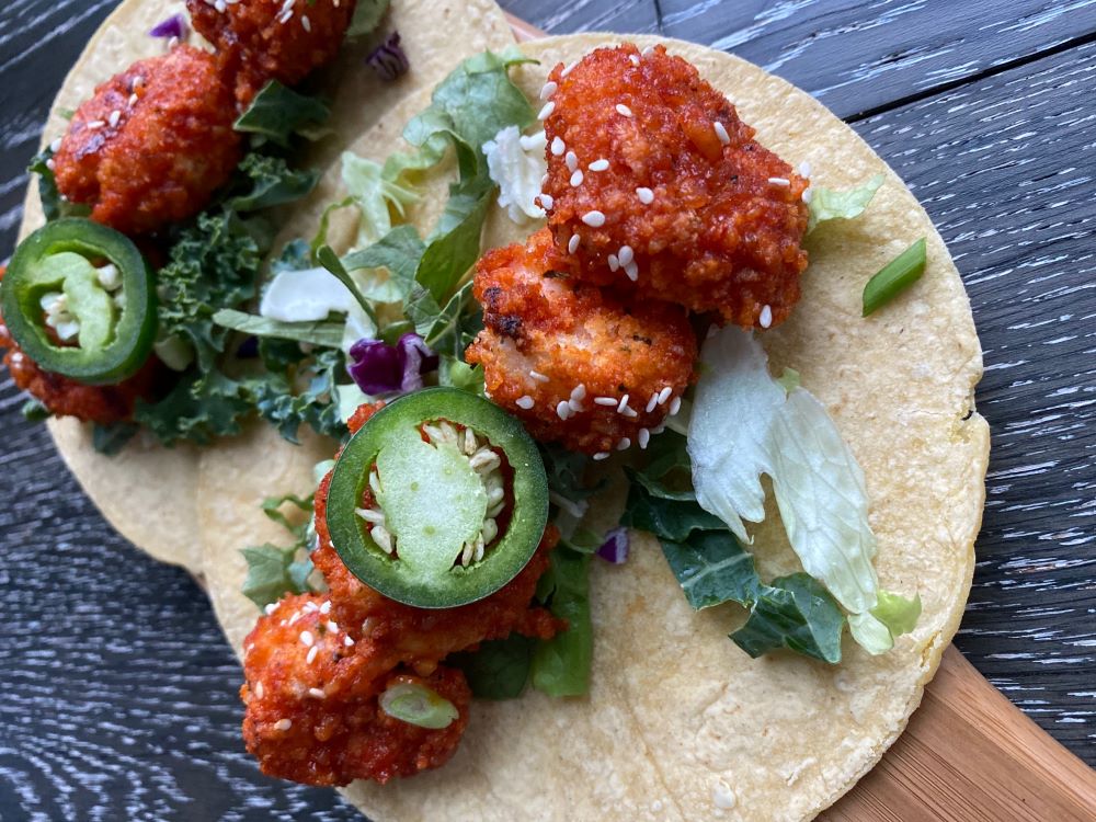 Gochujang Shrimp Tacos