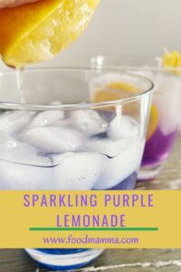 Sparkling Purple Lemonade - Food Mamma