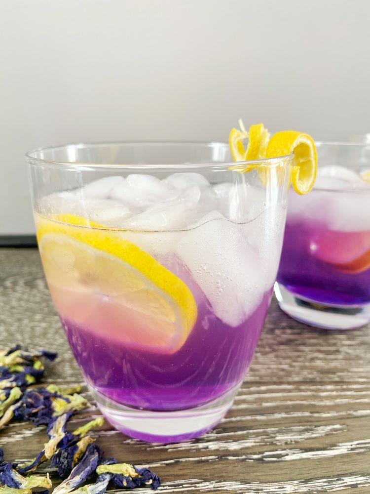 Sparkling Purple Lemonade