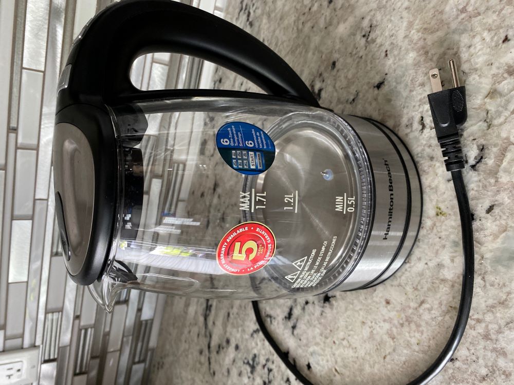 Review: Hamilton Beach Variable Temperature Glass Kettle - Food Mamma