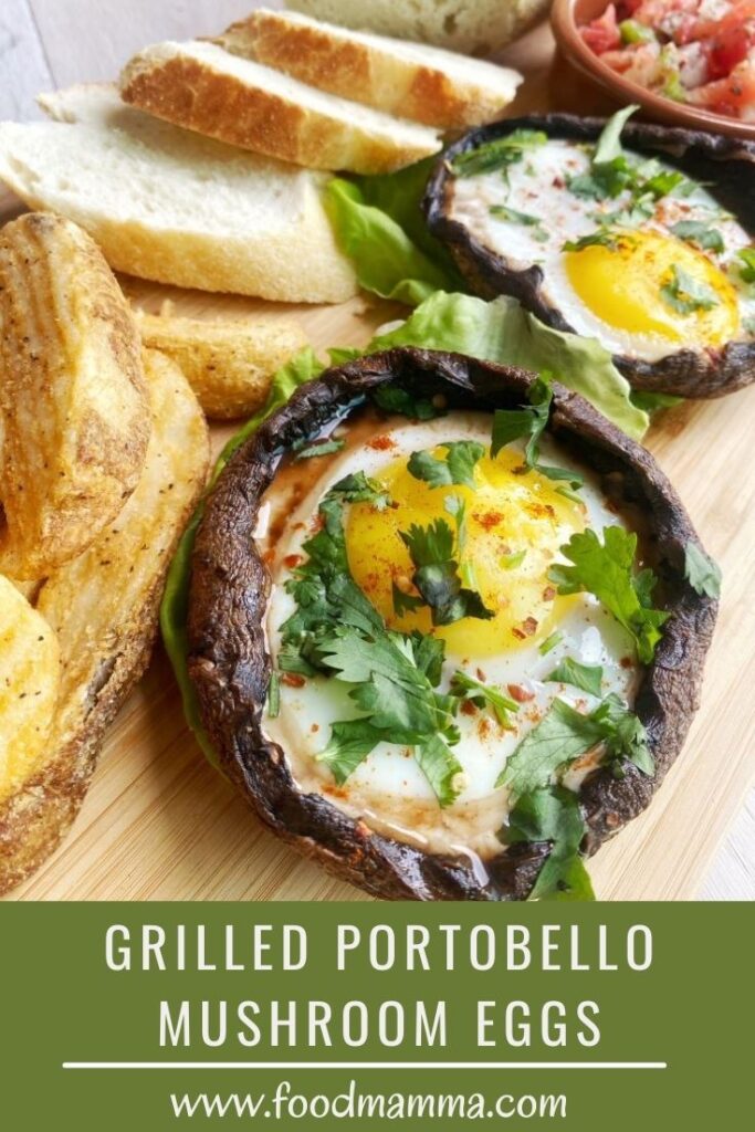 Grilled Mushroom Eggs