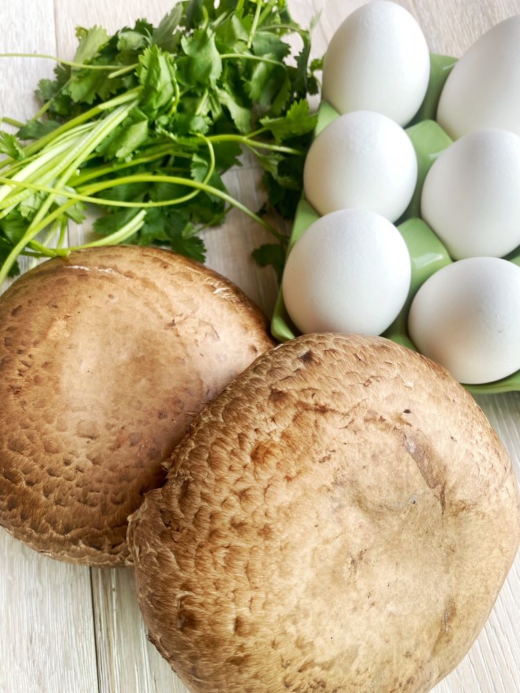 Grilled Mushroom Eggs Ingredients