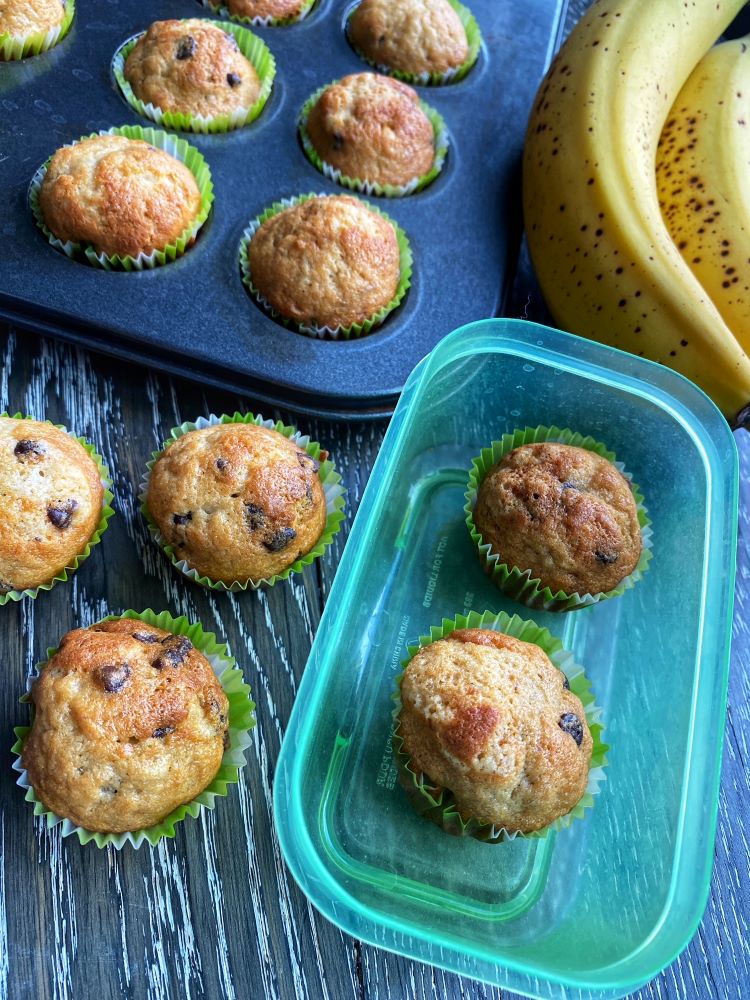 Banana Chocolate Chip Muffins