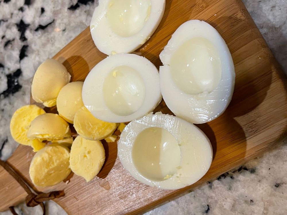 boiled eggs