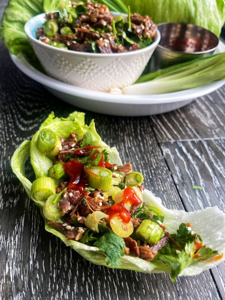 Beef Rib Lettuce Wraps