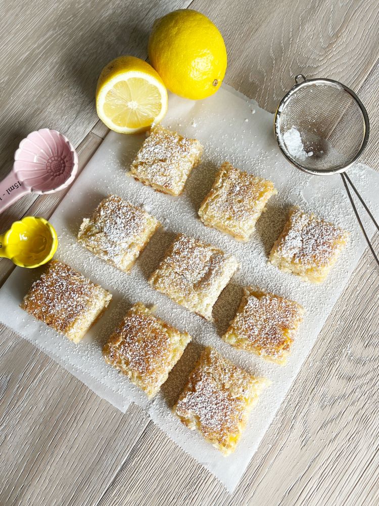 lemon coconut bars