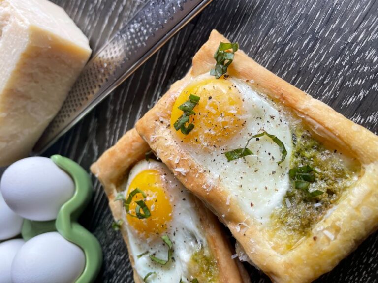 Pesto Egg Tarts Food Mamma