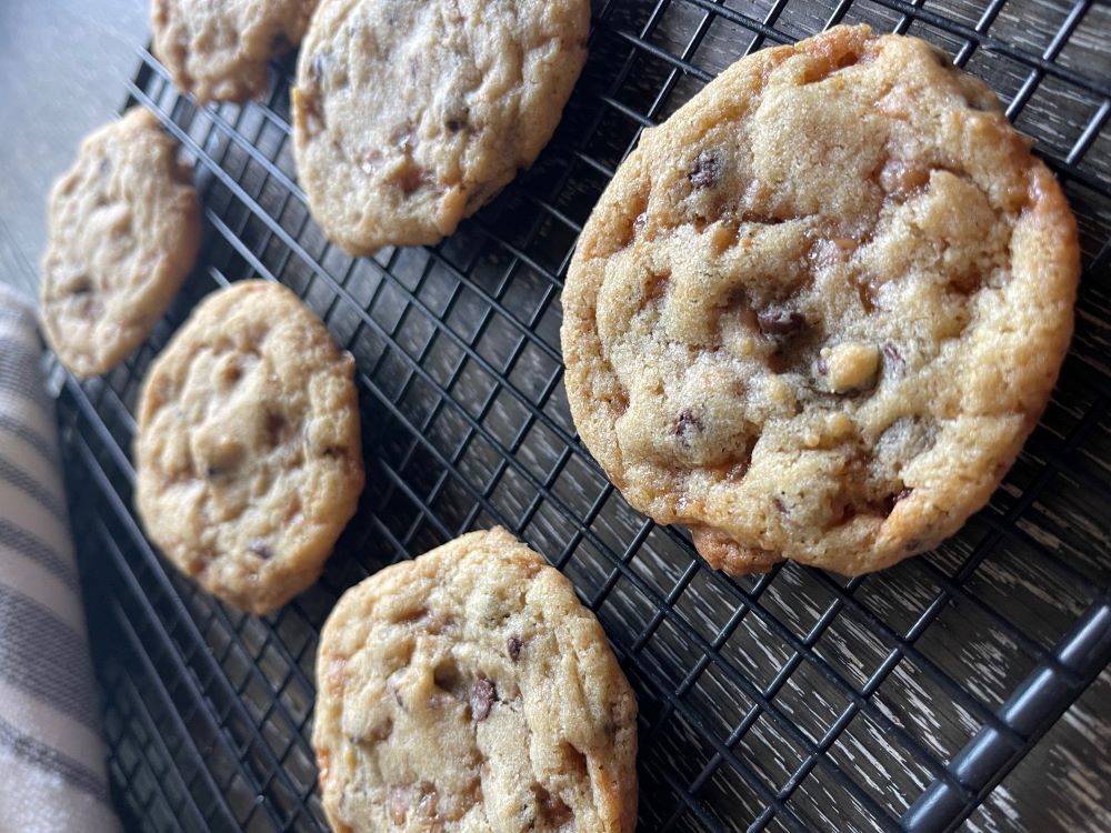 Chocolate Chip Toffee Cookies